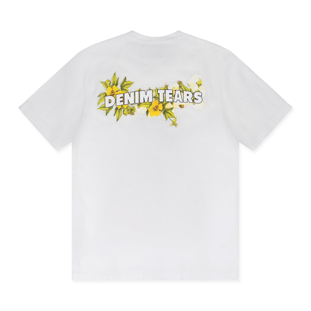 Denim Tears White Crown Made of Cotton T-Shirt