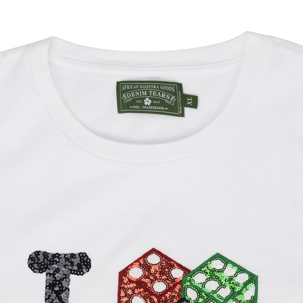 Denim Tears White I Dice NY T-Shirt