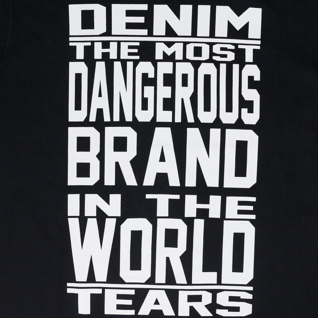 Denim Tears Black Most Dangerous T-Shirt