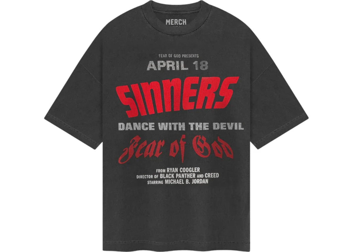 Fear of God Sinners T-shirt Black